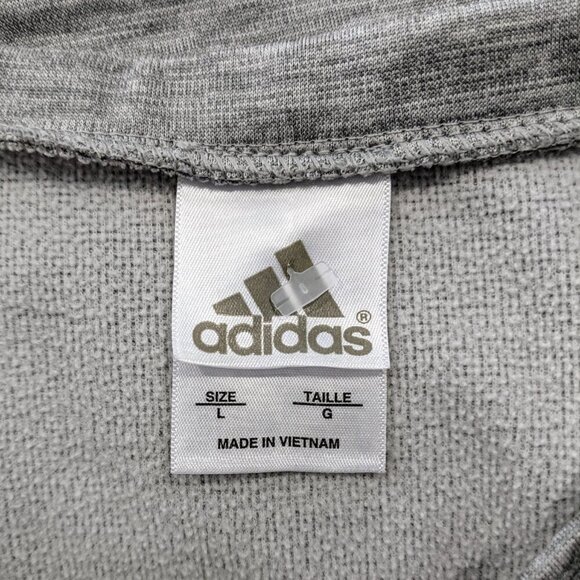 Adidas Girl's Mock Layered Sweatshirt | Girls Size L - Picture 3 of 5